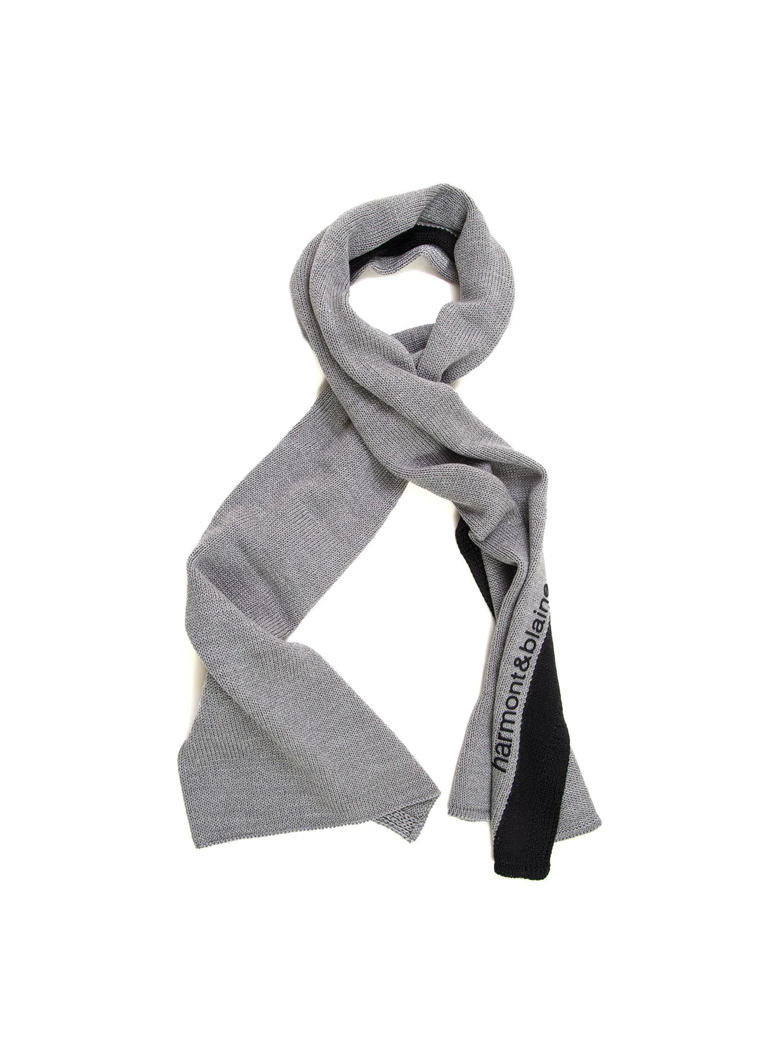 Sciarpa double-face Grigio-nero Harmont & Blaine Uomo