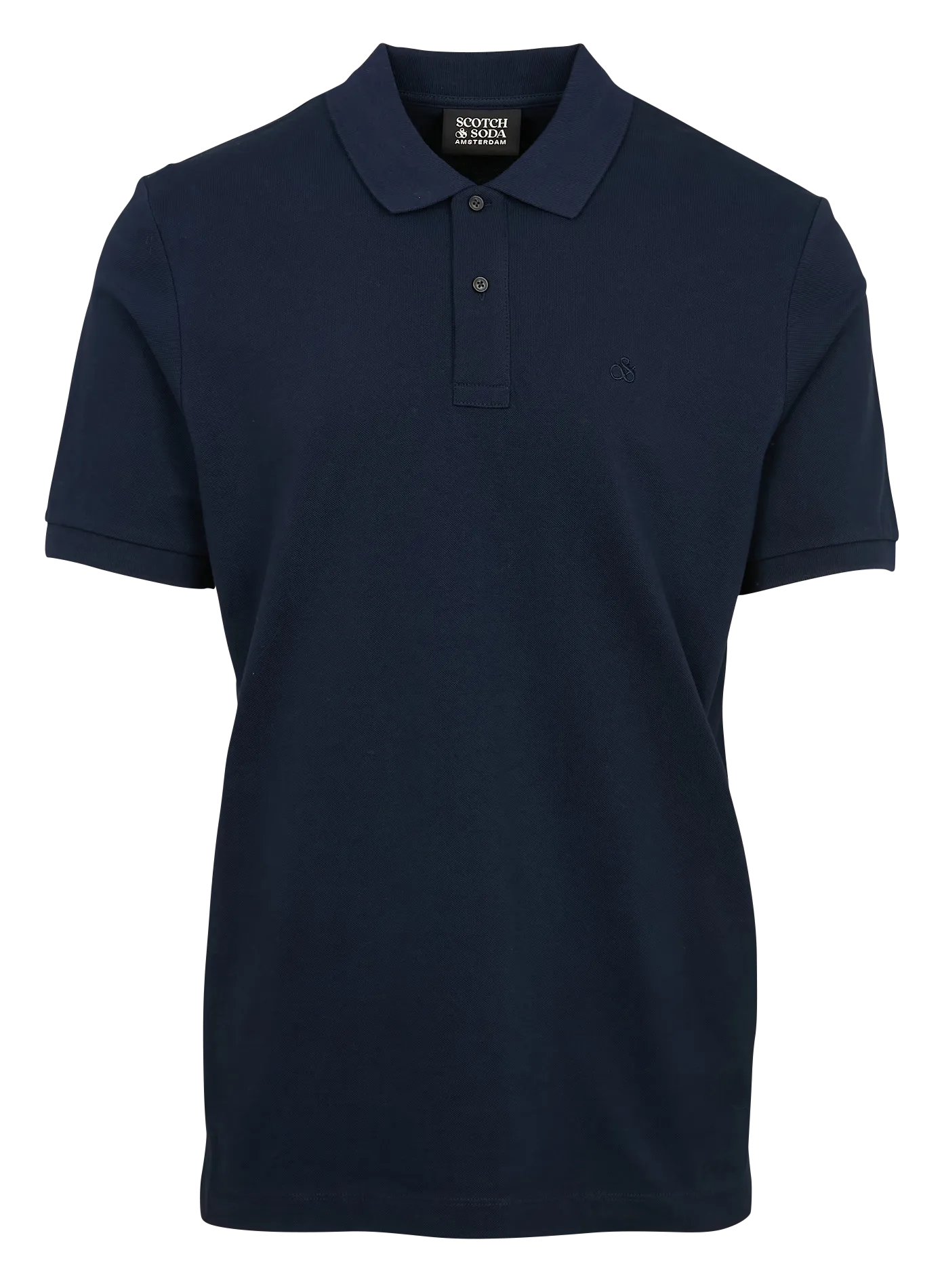  SCOTCH AND SODA   Polo collo classico dritta in cotone | Blu