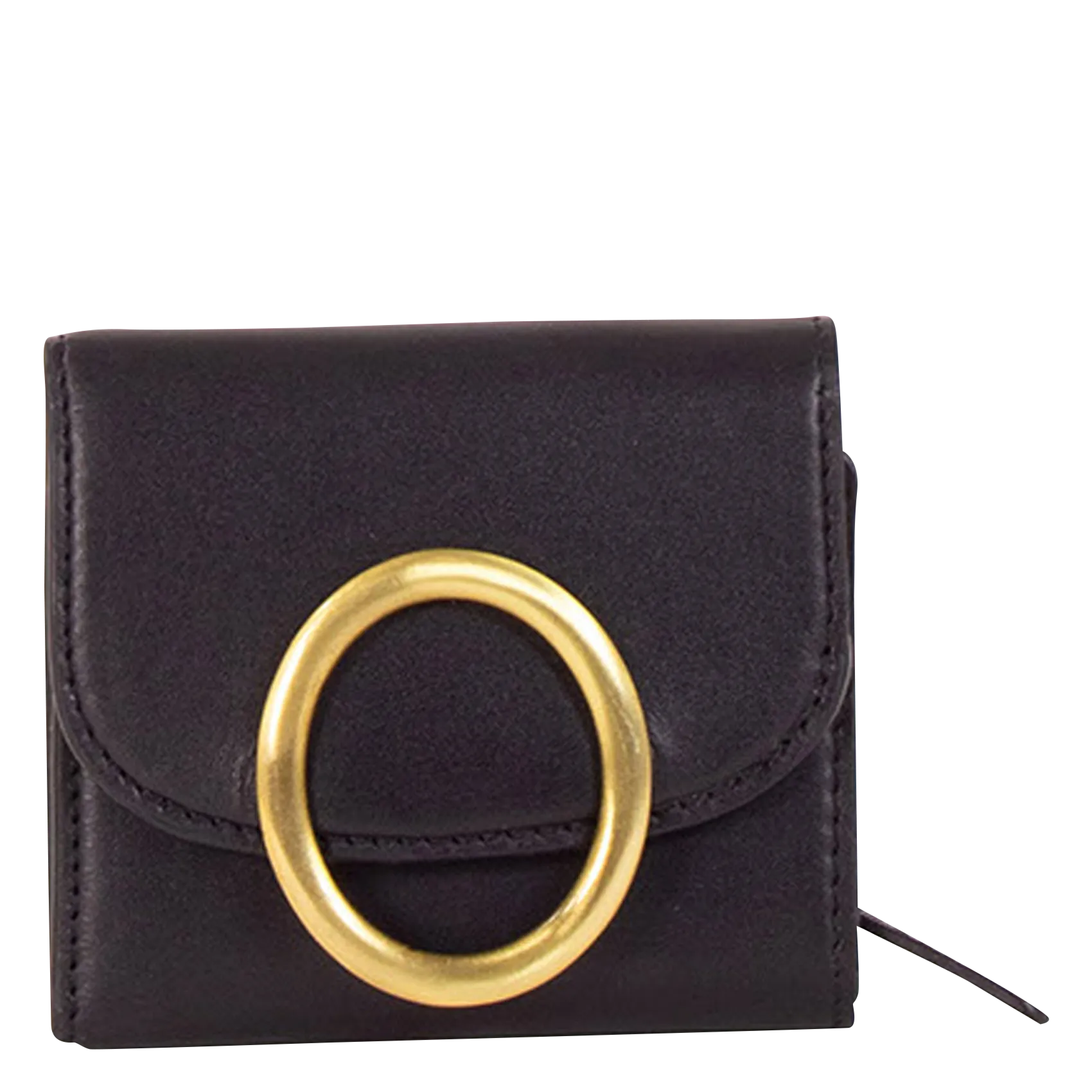  SESSUN   THEAO - Portamonete in pelle | Nero