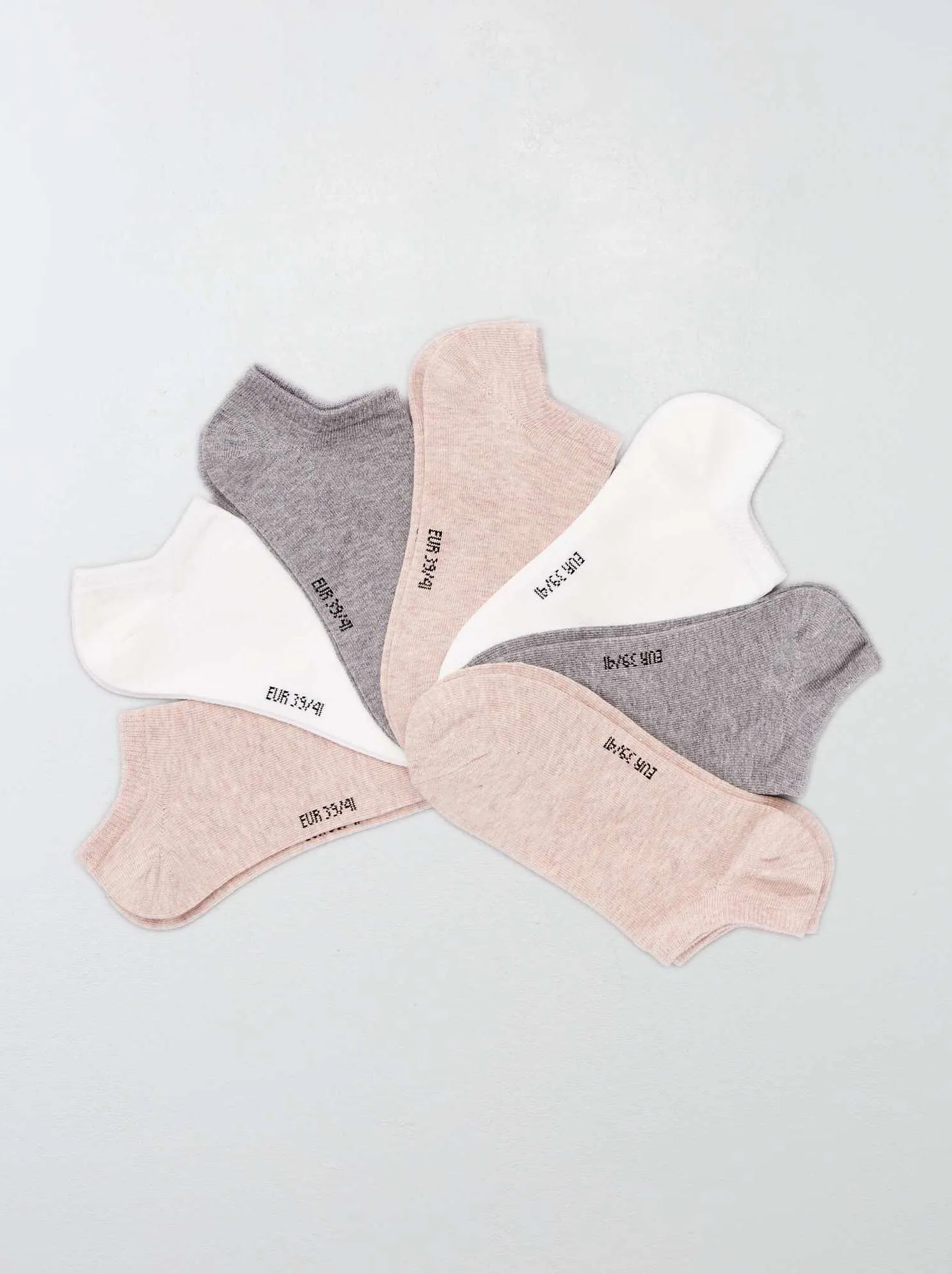 Set di 7 paia di fantasmini - rosa