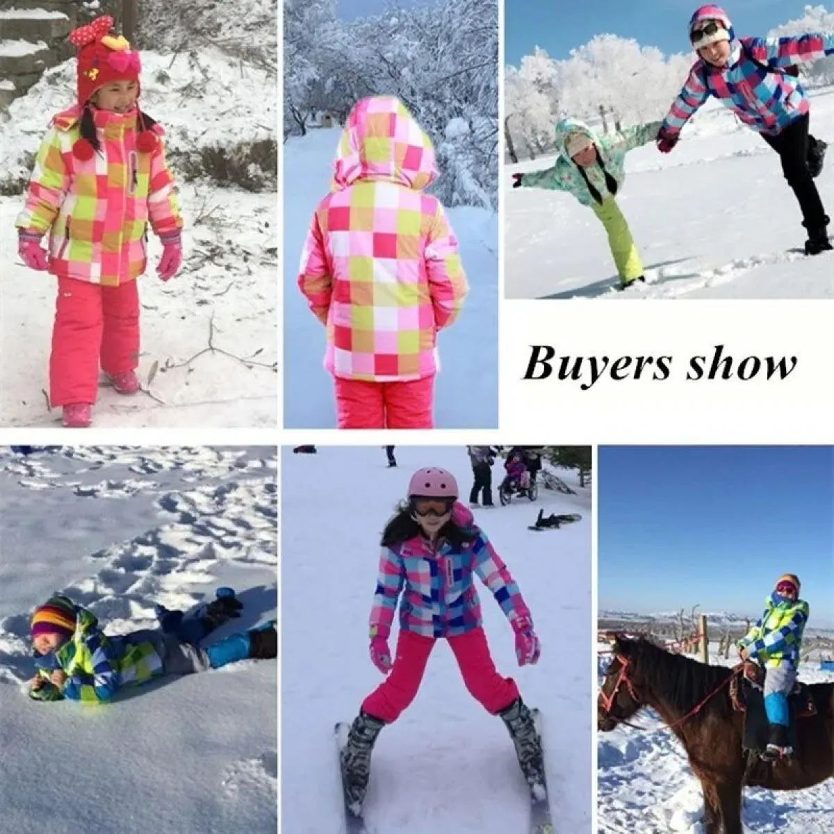Set tute da sci per bambini Set tuta da neve Kids Bambini Set tute da sci per bambini 30 Inverno