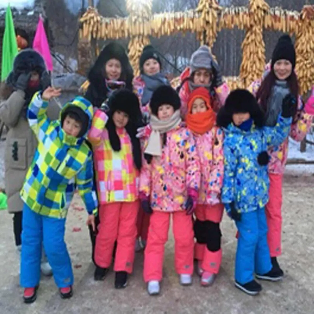 Set tute da sci per bambini Set tuta da neve Kids Bambini Set tute da sci per bambini 30 Inverno
