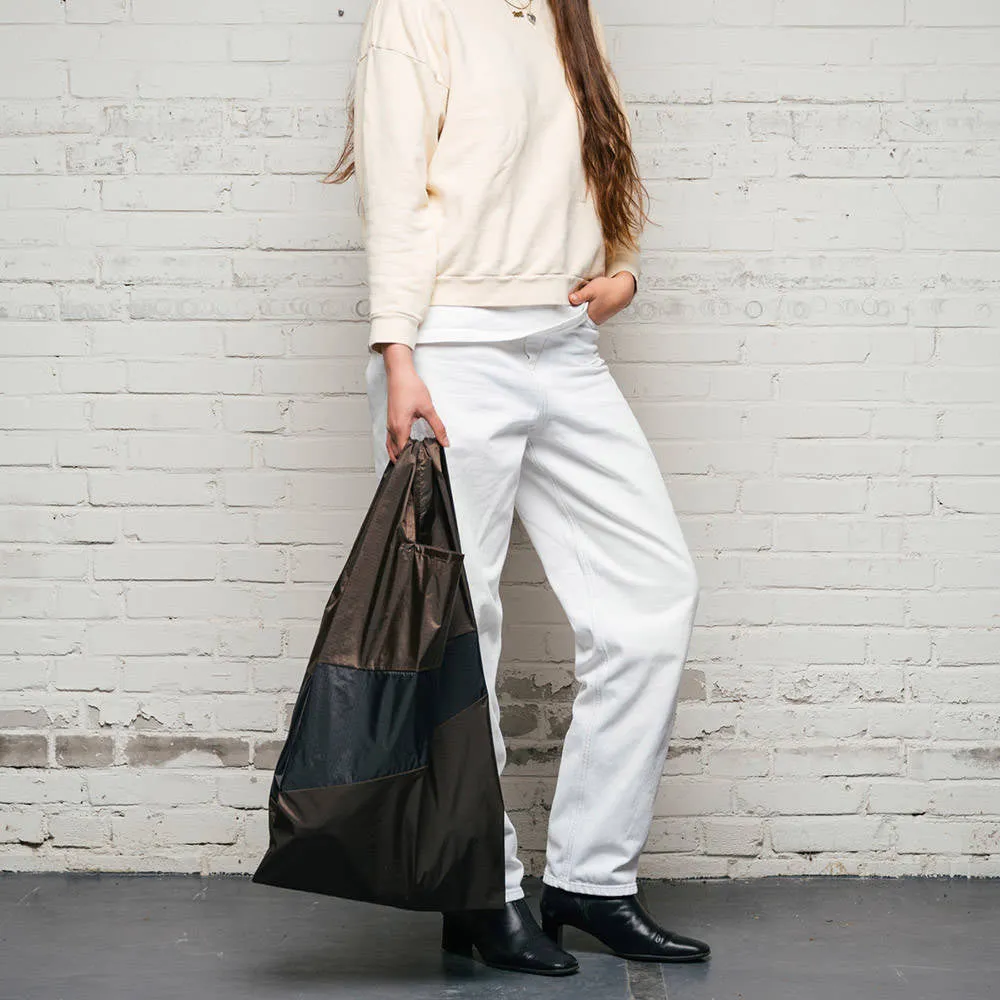 Shopping Bag Large Mud & Black