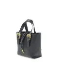 Shopping bag Versace Jeans Couture JEANS COUTURE RANGE F SKETCH 10 BAGS GRAINY BUCKLE in stampato nero