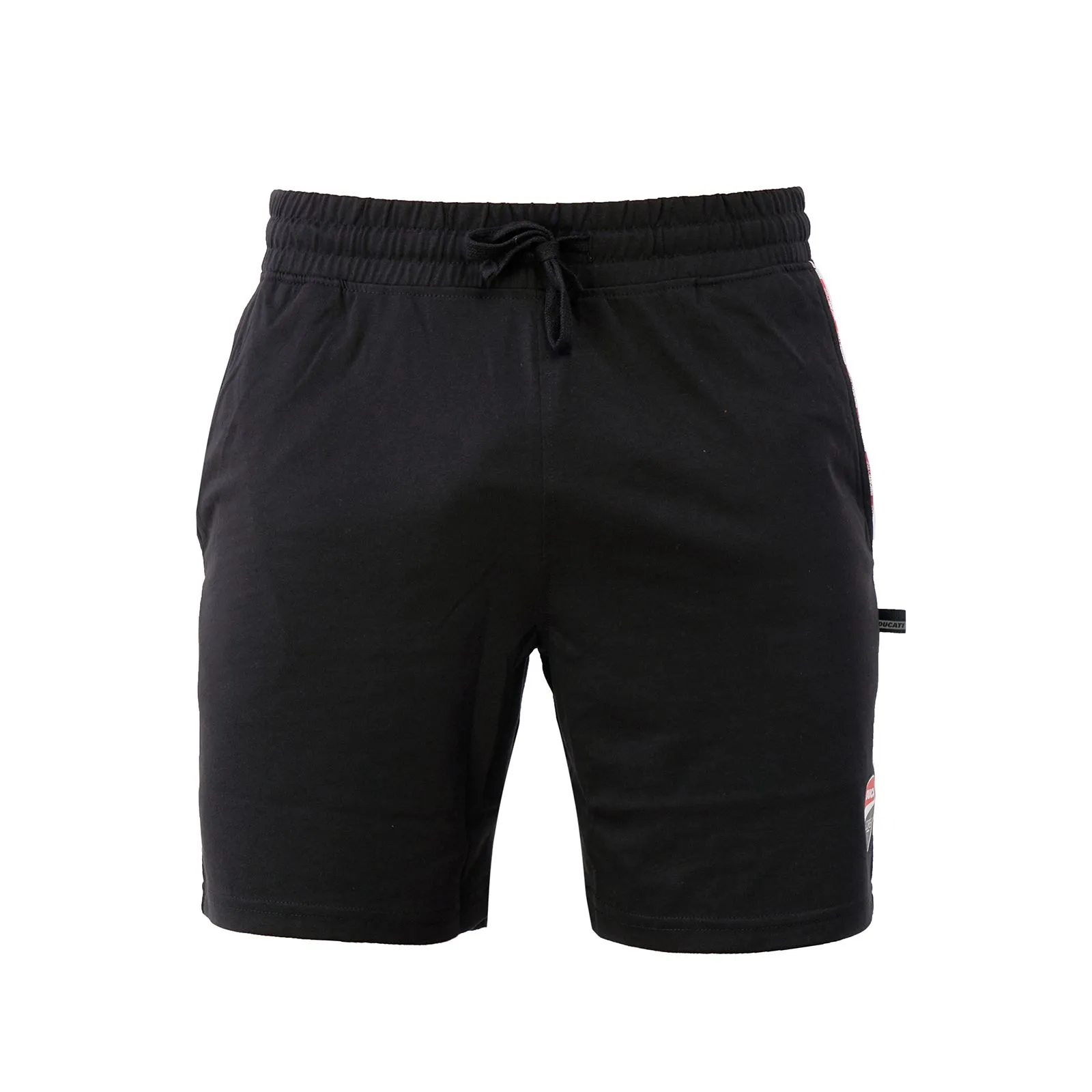 Shorts neri con tasche e stemma