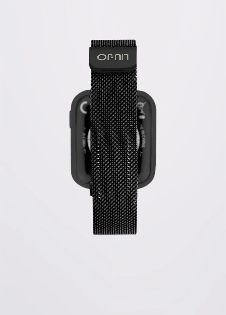 Smartwatch Liu-Jo Voice in Acciaio Nero con Maglia Milano