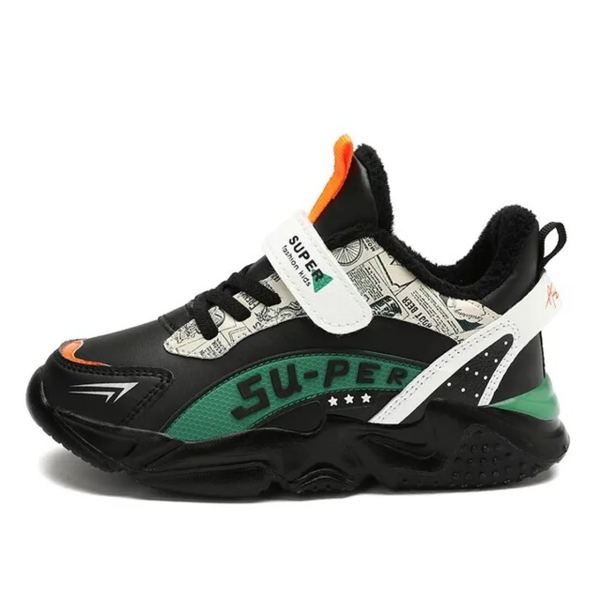 Sneaker comoda, mantiene caldo, elastico, morbido, alla moda, impermeabile, antiscivolo, resistente all'usura, alla moda e in ve