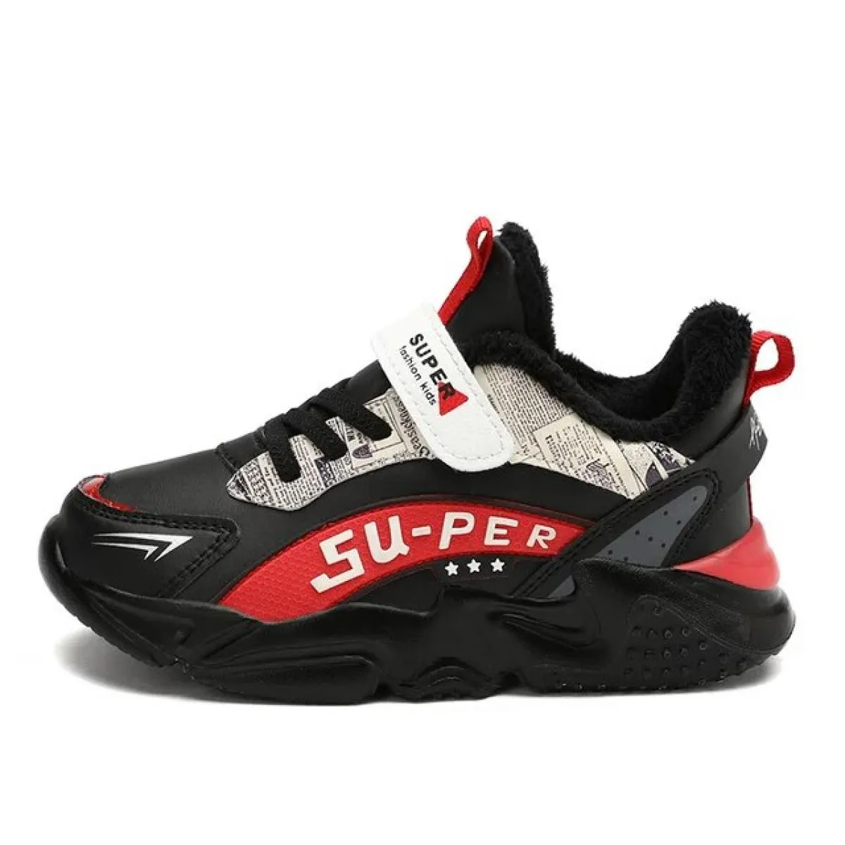Sneaker comoda, mantiene caldo, elastico, morbido, alla moda, impermeabile, antiscivolo, resistente all'usura, alla moda e in ve