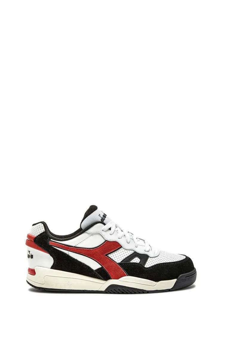 SNEAKERS UOMO DIADORA WINNER SL BCO/ROSSO LAVA
