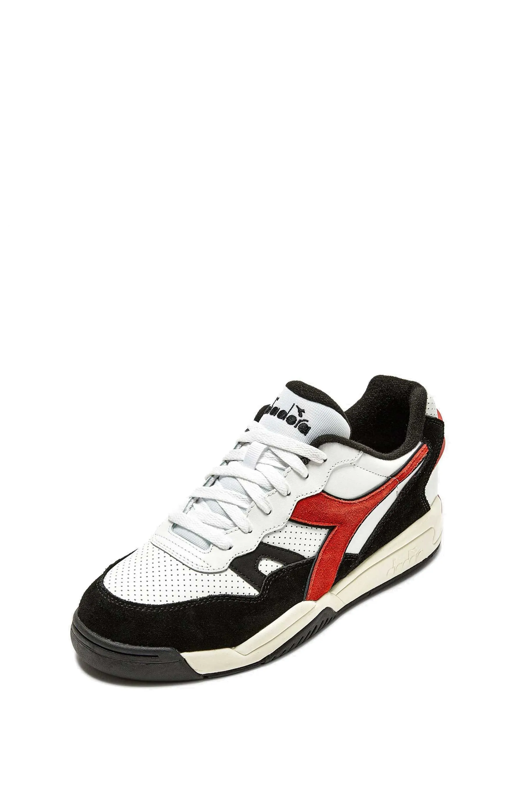 SNEAKERS UOMO DIADORA WINNER SL BCO/ROSSO LAVA