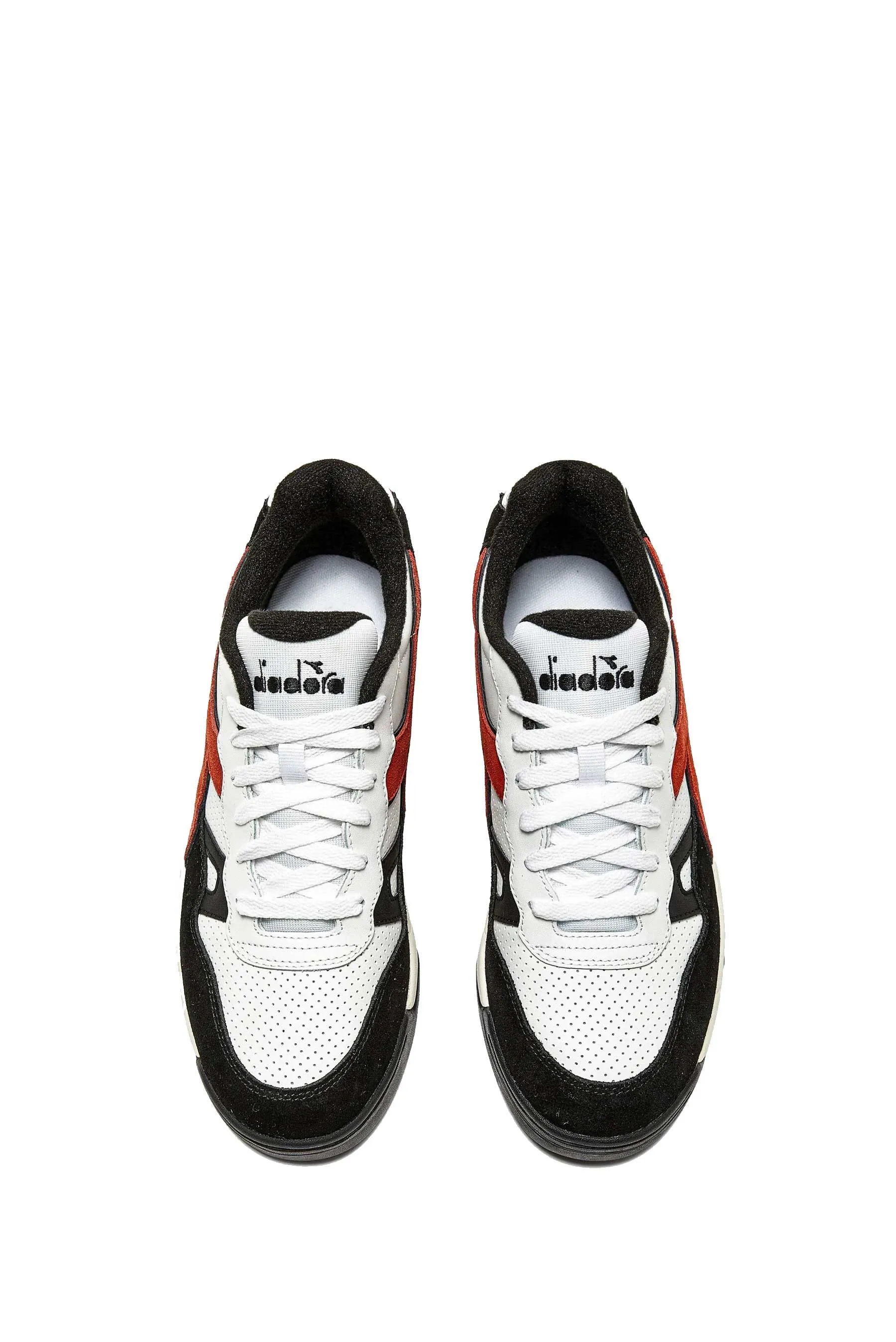 SNEAKERS UOMO DIADORA WINNER SL BCO/ROSSO LAVA