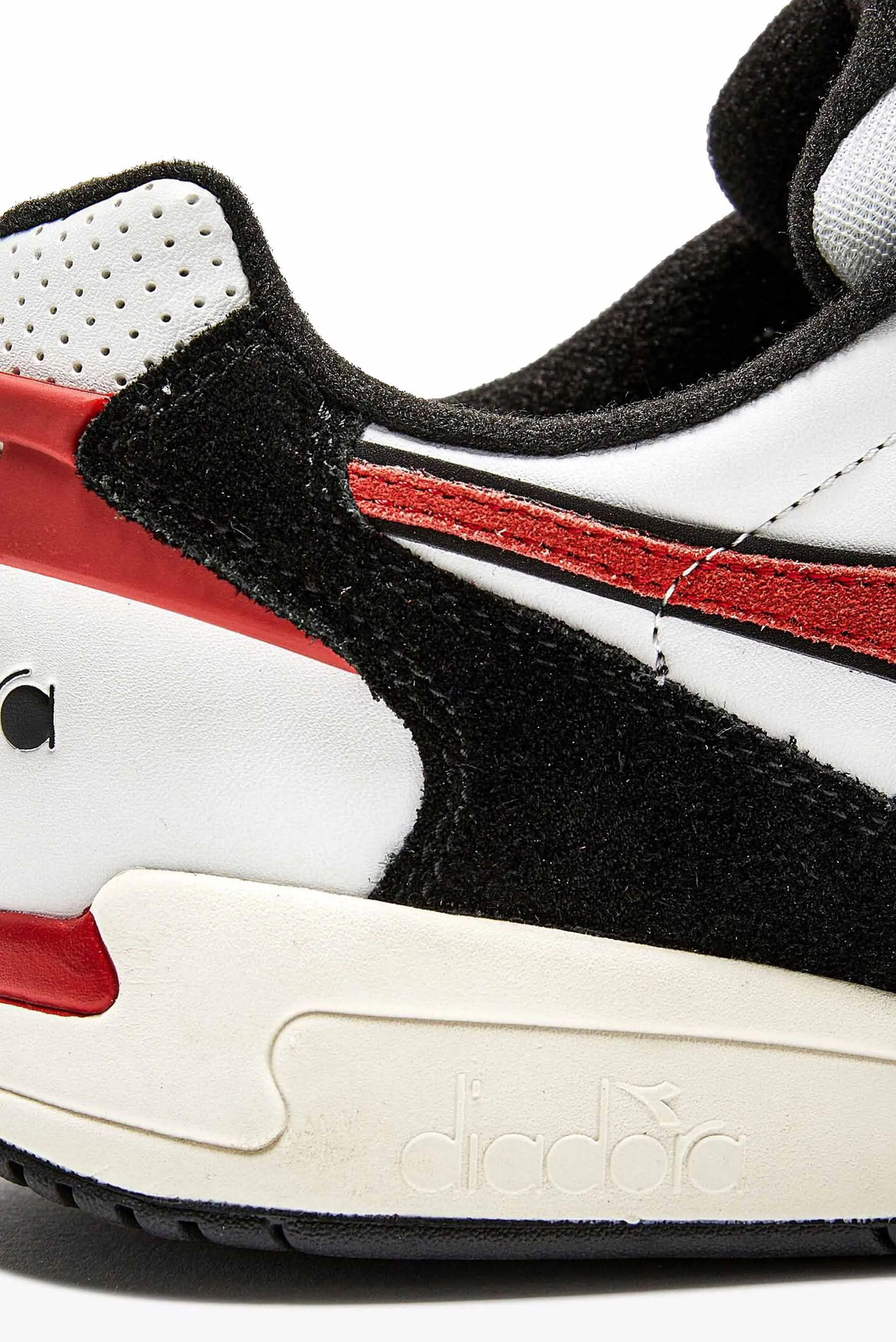 SNEAKERS UOMO DIADORA WINNER SL BCO/ROSSO LAVA