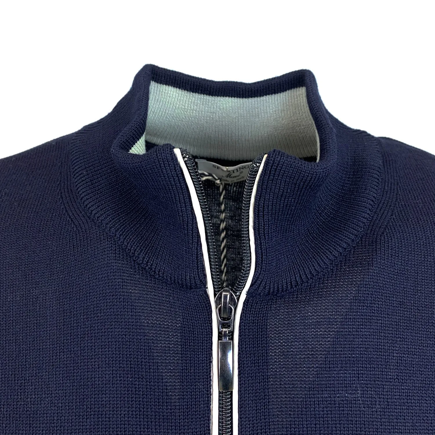 Sporting mare-Maglia Uomo Autunno Inverno 1/2 Zip Art.1830/40z Made in Italy