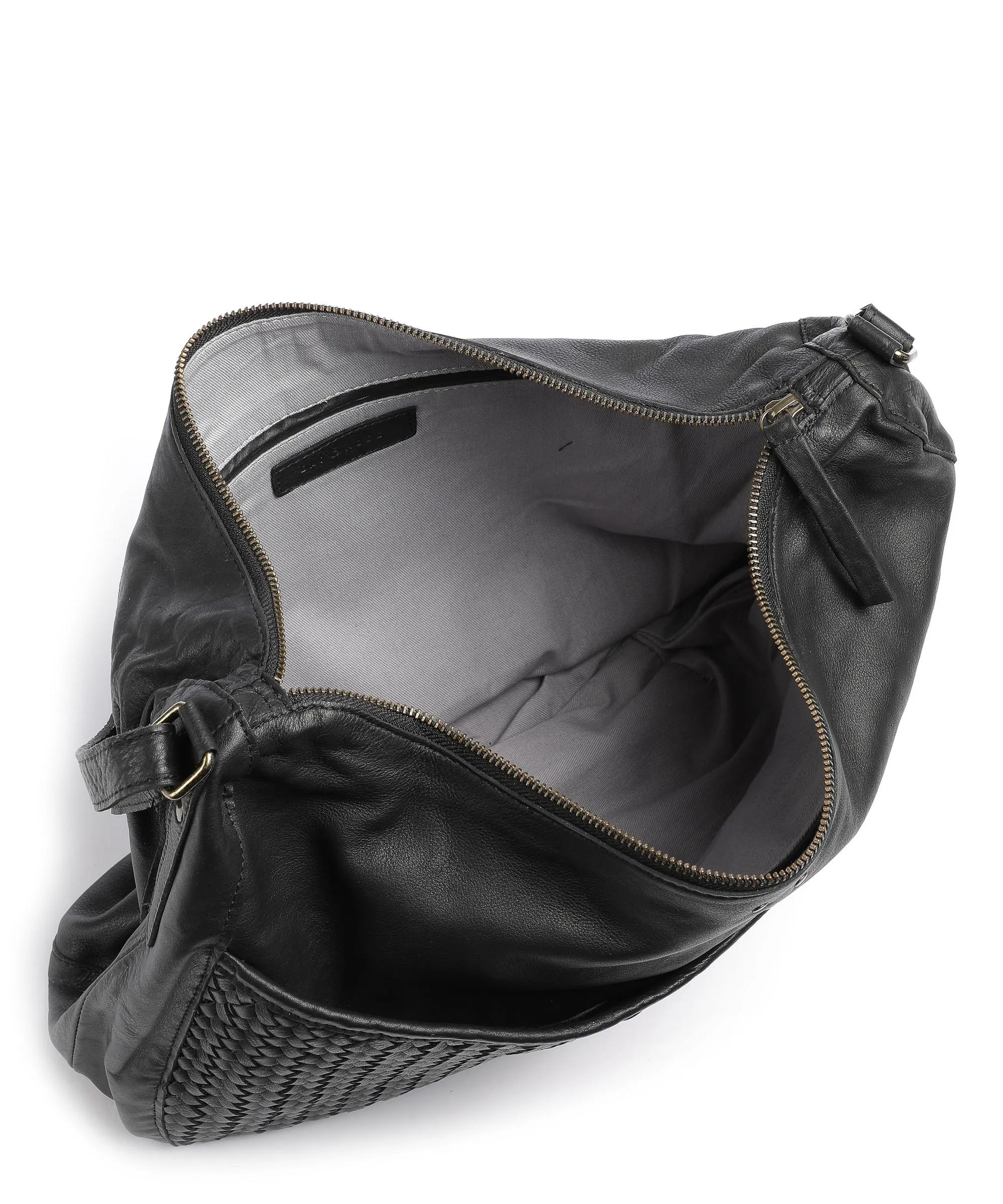  Still Nordic Day & Mood DayBinnie Borsa hobo pelle di vacchetta grana nero  