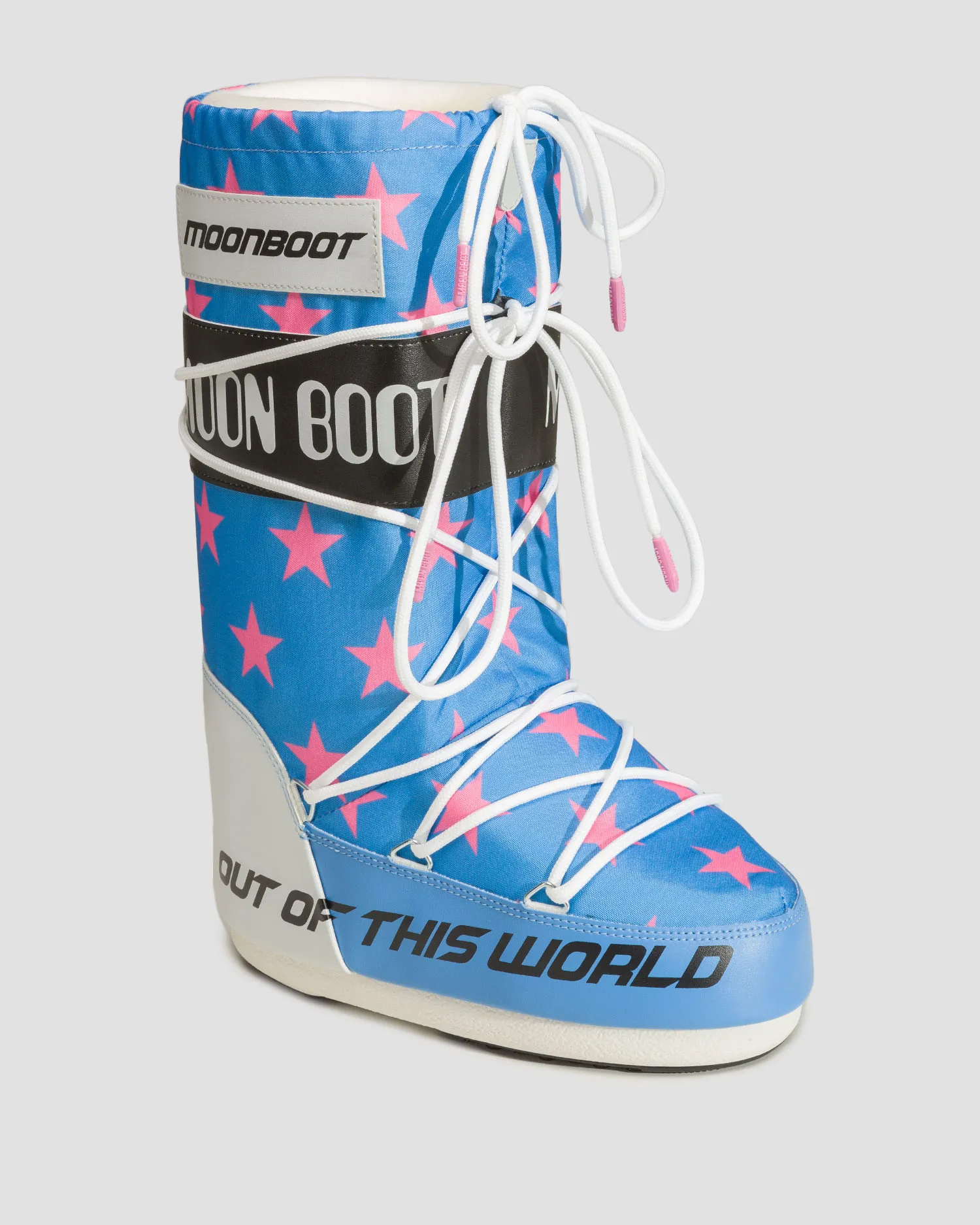 Stivali da neve da bambino Moon Boot Icon Retrobiker Blu 14028600D-2