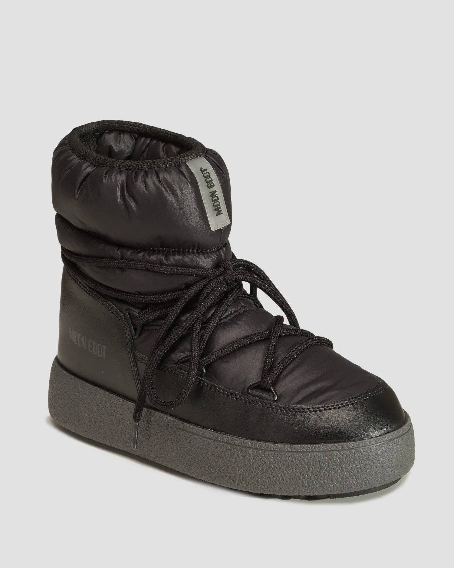 Stivali da neve da donna Moon Boot Ltrack Low Nylon Wp Neri 24500800-1