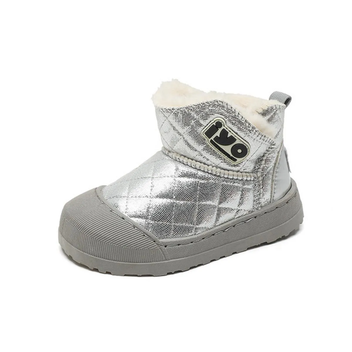 Stivali da neve per ragazzo super caldi Stivali corti antiscivolo a prova di freddo per ragazze Scarpe per bambini alla moda sco