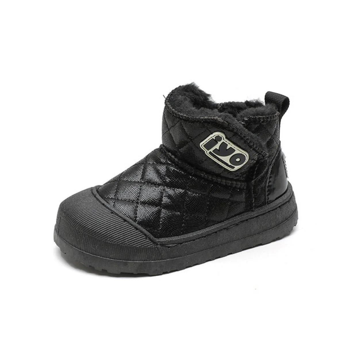 Stivali da neve per ragazzo super caldi Stivali corti antiscivolo a prova di freddo per ragazze Scarpe per bambini alla moda sco