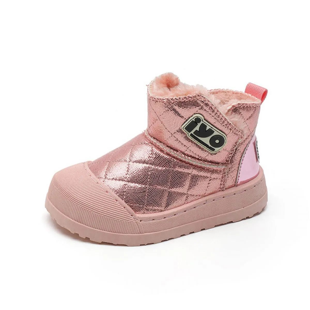 Stivali da neve per ragazzo super caldi Stivali corti antiscivolo a prova di freddo per ragazze Scarpe per bambini alla moda sco