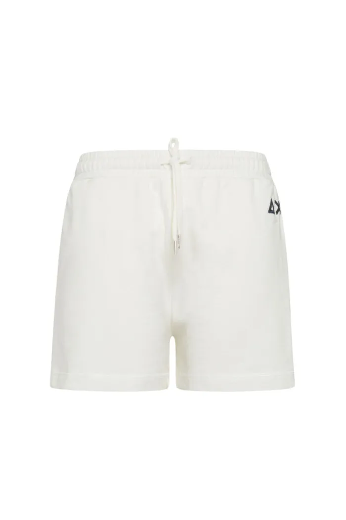 SUN 68 BERMUDA DONNA COTTON FL. BIANCO PANNA 34212
