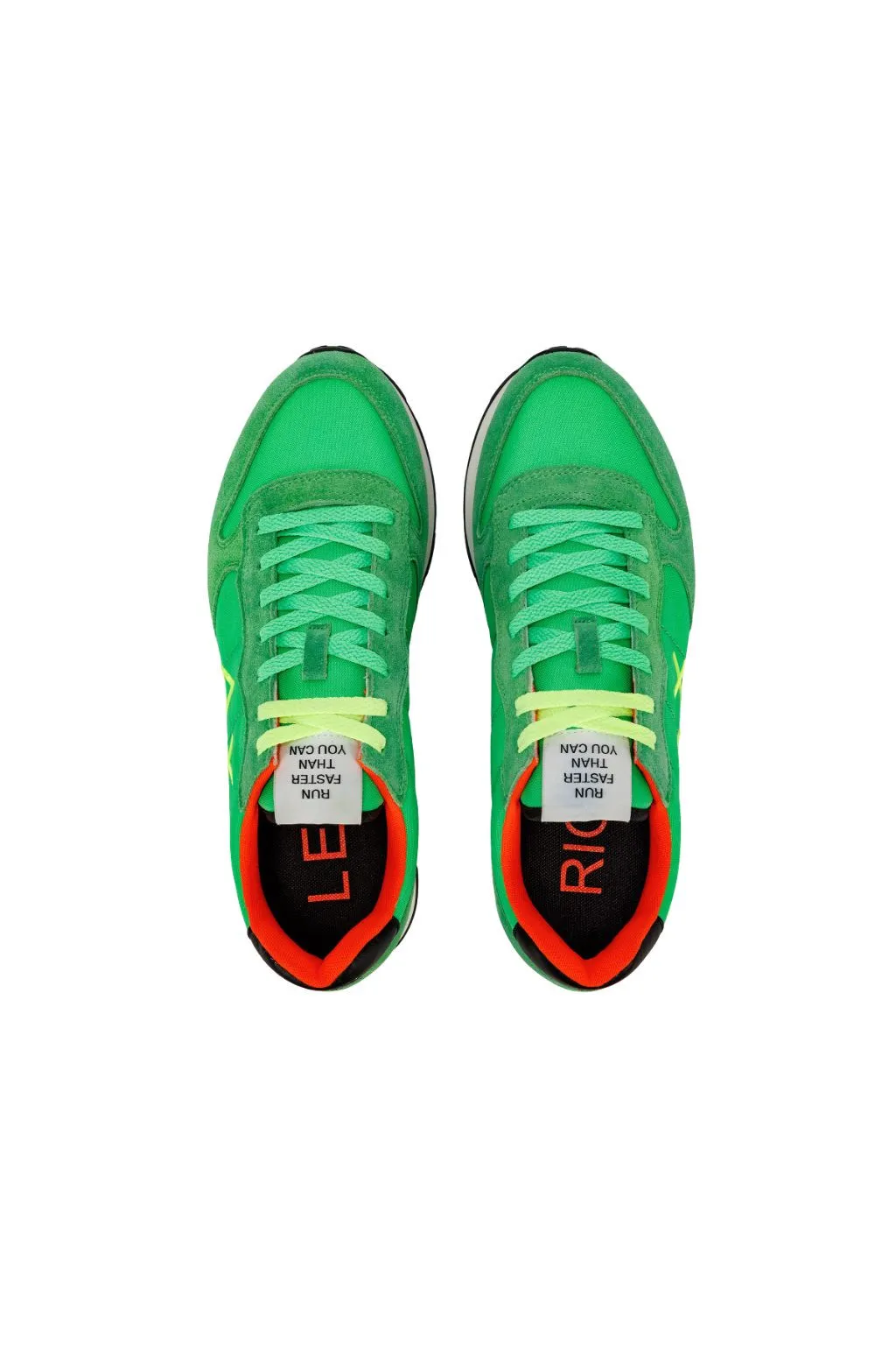 SUN 68 SCARPE UOMO VERDE FLUO TOM SOLID 34101