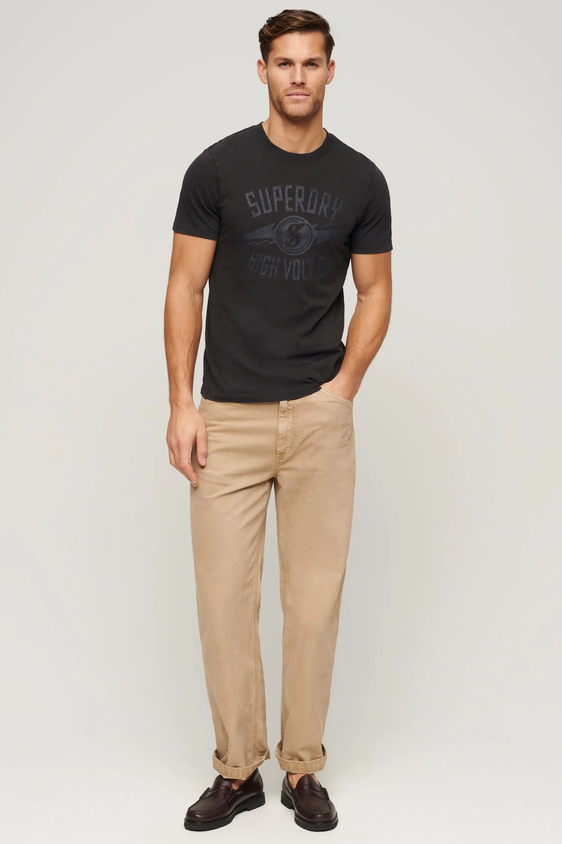 Superdry - Rocker - T-shirt con stampa rétro