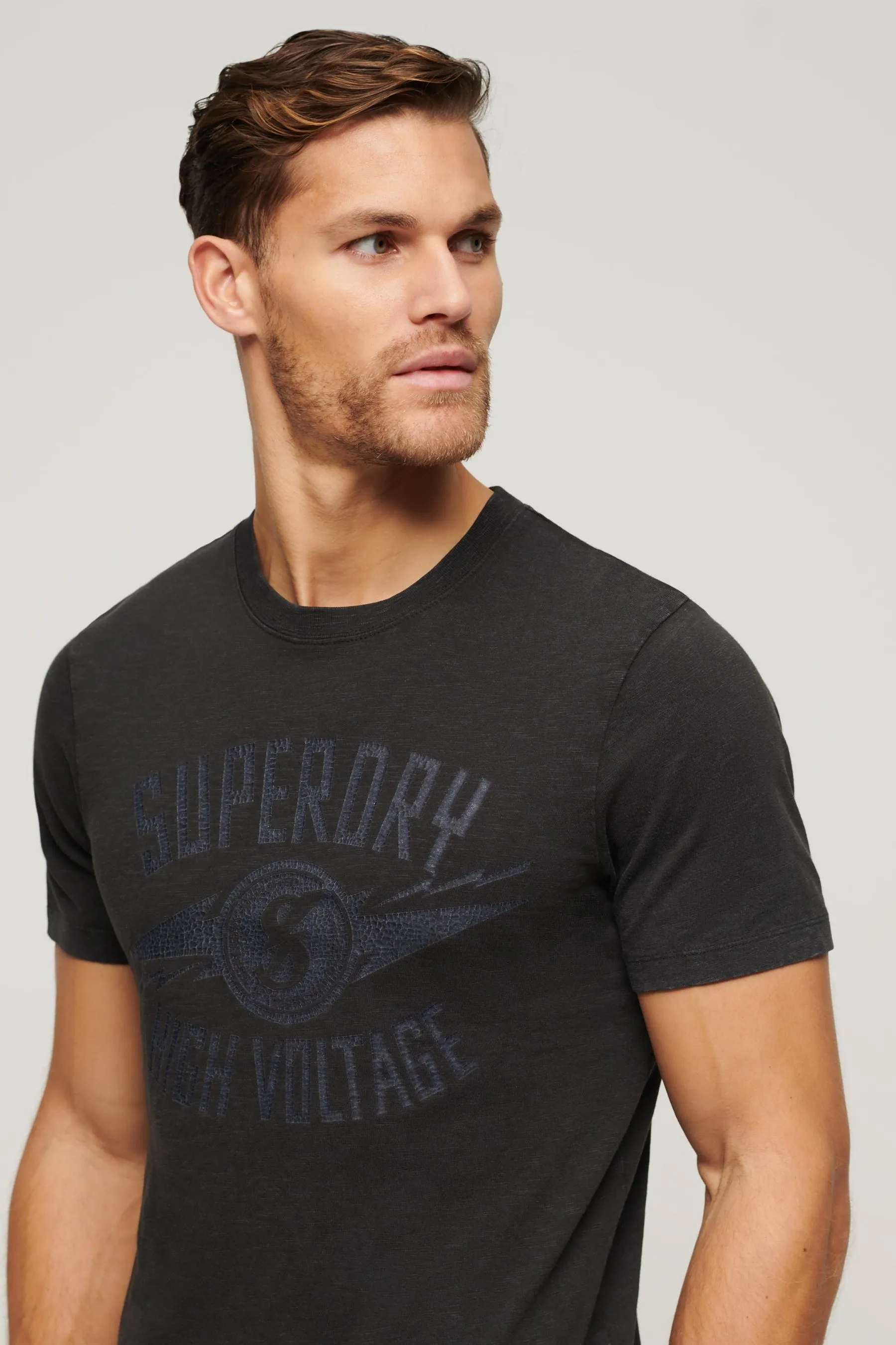 Superdry - Rocker - T-shirt con stampa rétro