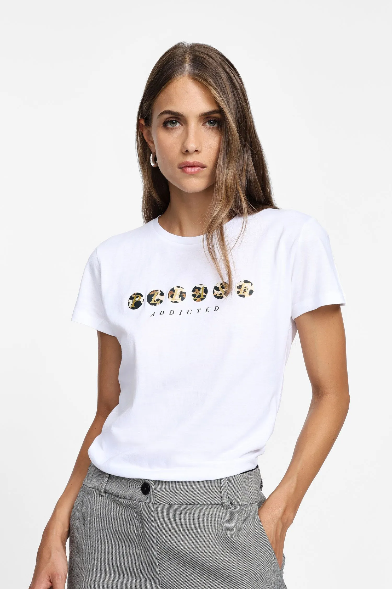  T-shirt a maniche corte con stampa 