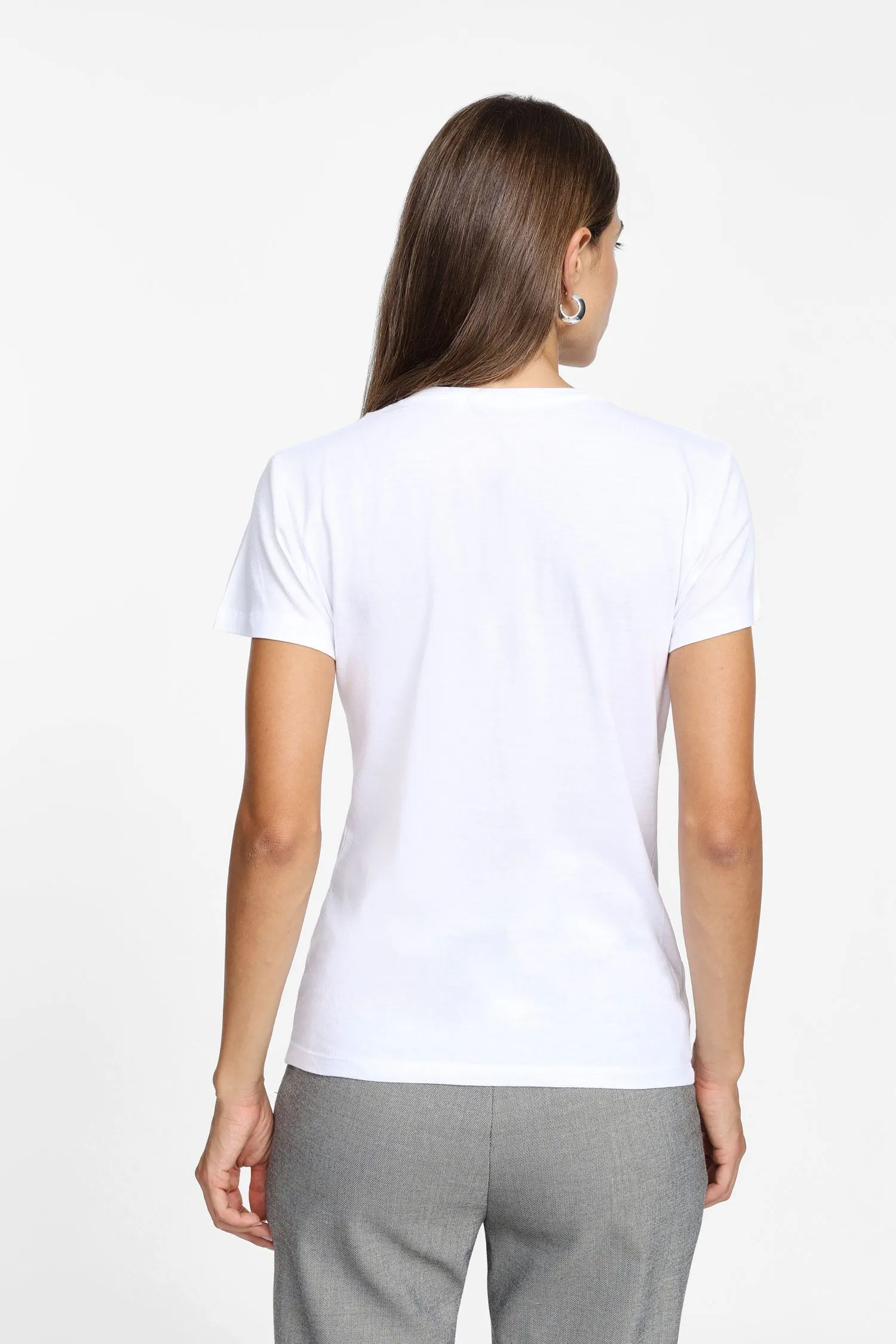  T-shirt a maniche corte con stampa 