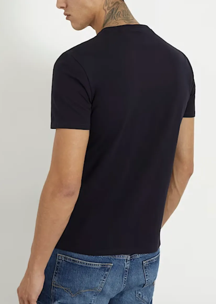 T-shirt Guess Uomo slim M2YI24J1314-JBLK