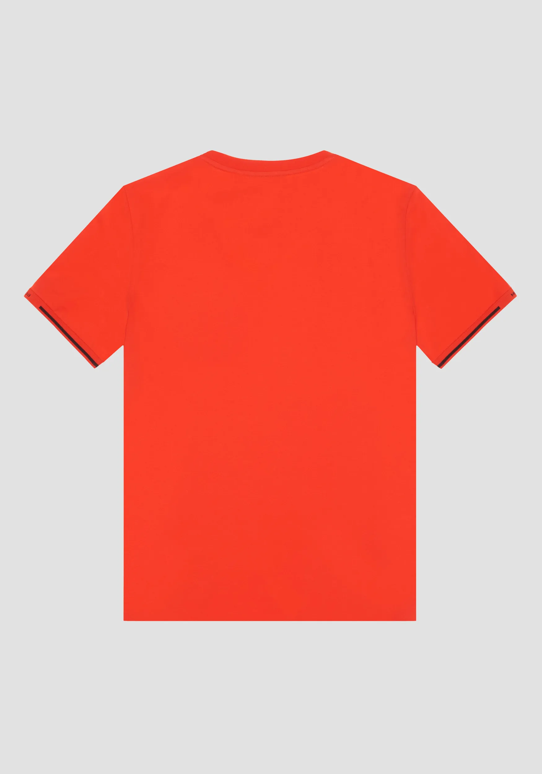 T-SHIRT SLIM FIT IN JERSEY DI COTONE CON STAMPA TIGRE