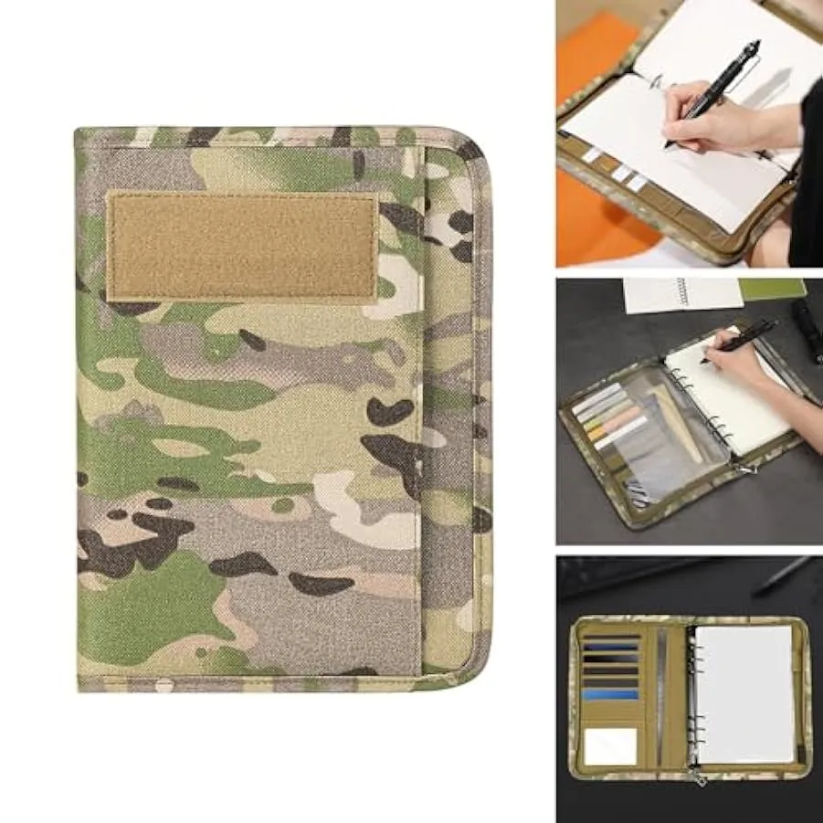 Tactically – Custodia per quaderni all’aperto, resistente alle intemperie, per diari, per escursioni, custodia protettiva durevo