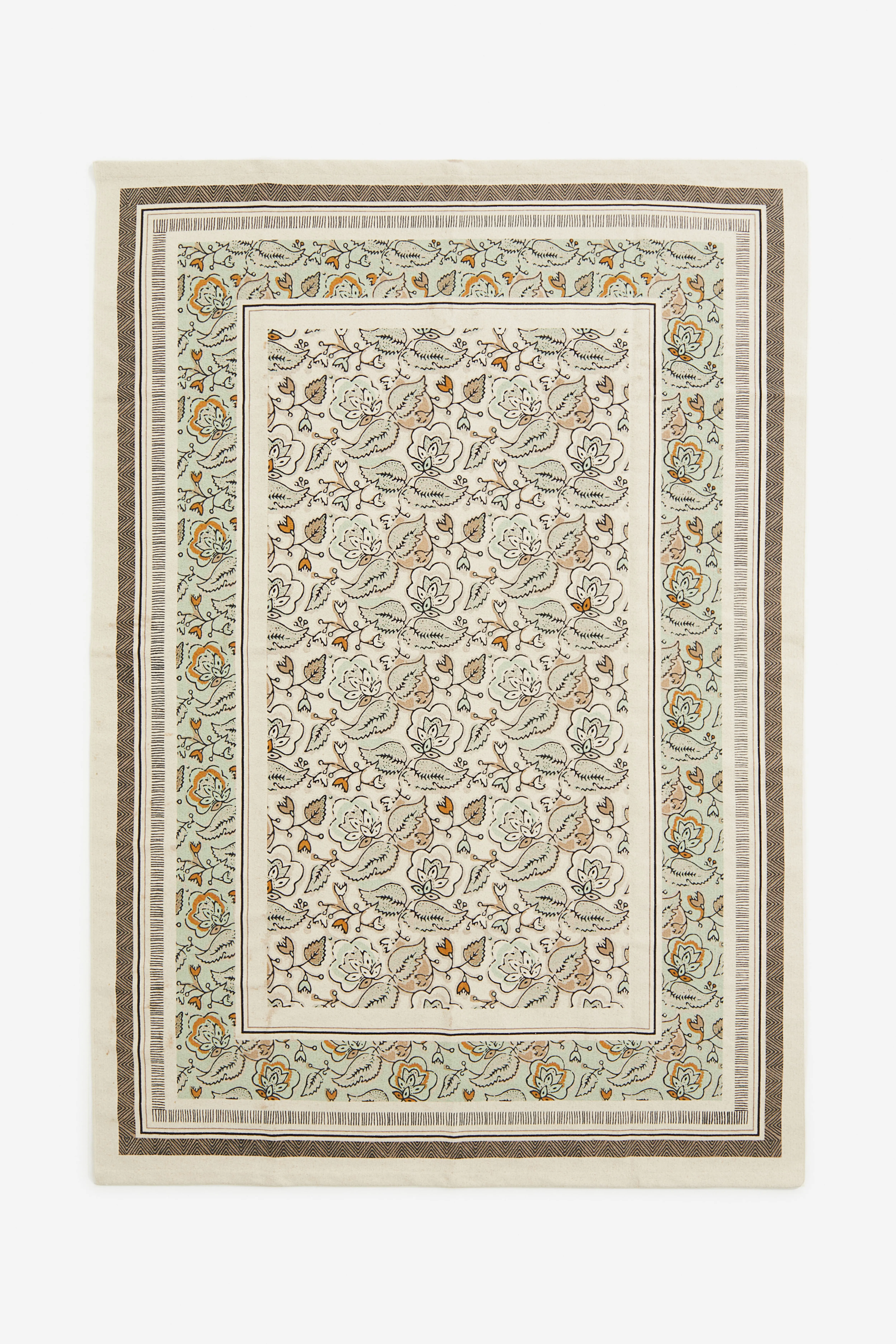 Tappeto in cotone fantasia