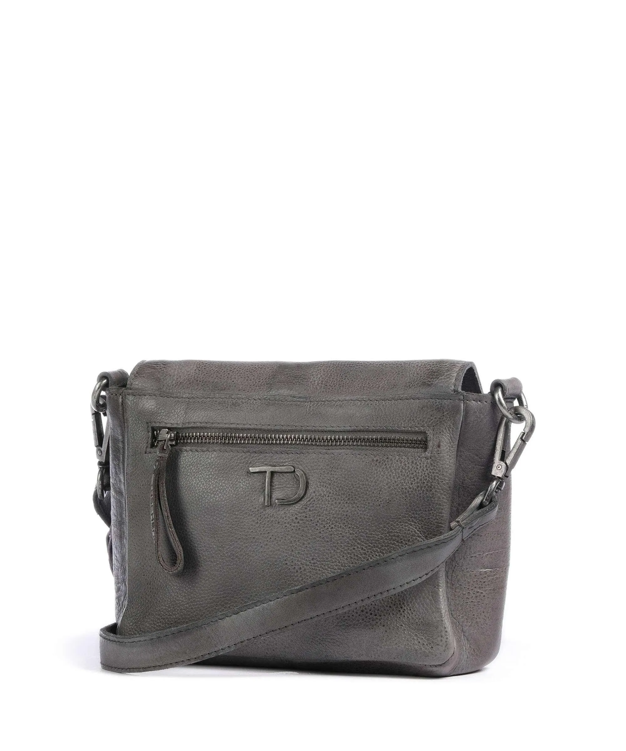 Taschendieb Wien Versöhnungsstraße 3 Borsa a tracolla pelle di vacchetta grana grigio  