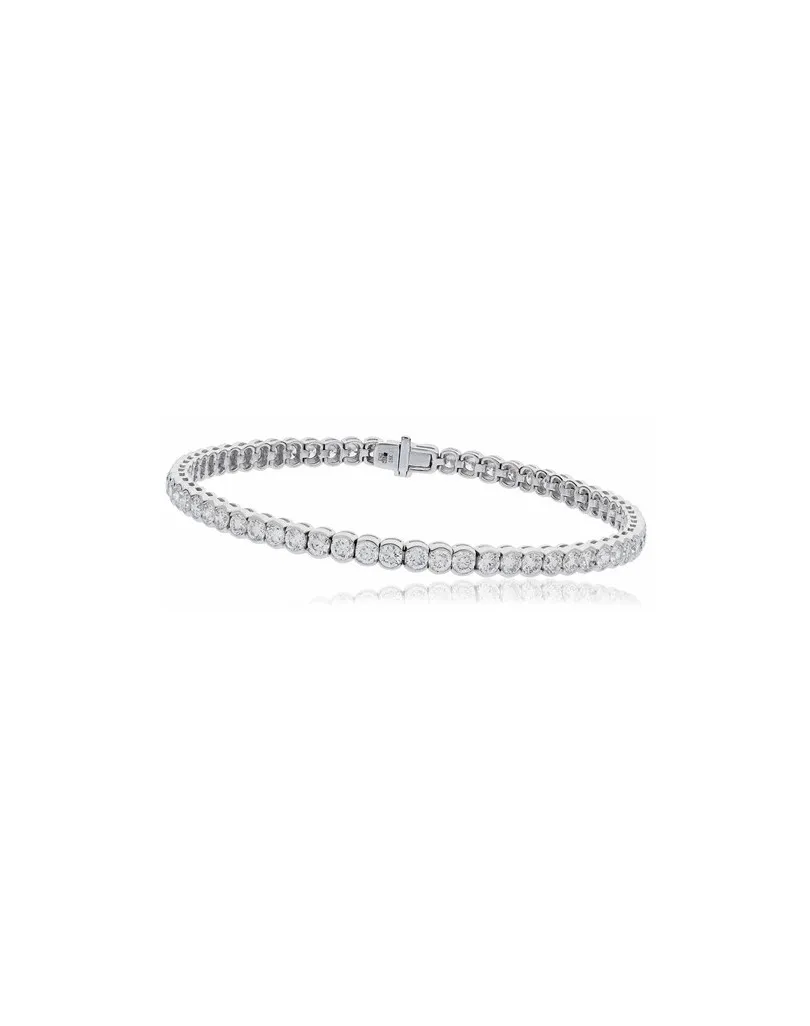 Tennis Diamanti Oro Bianco 4 ct E-VVS2 SG85647