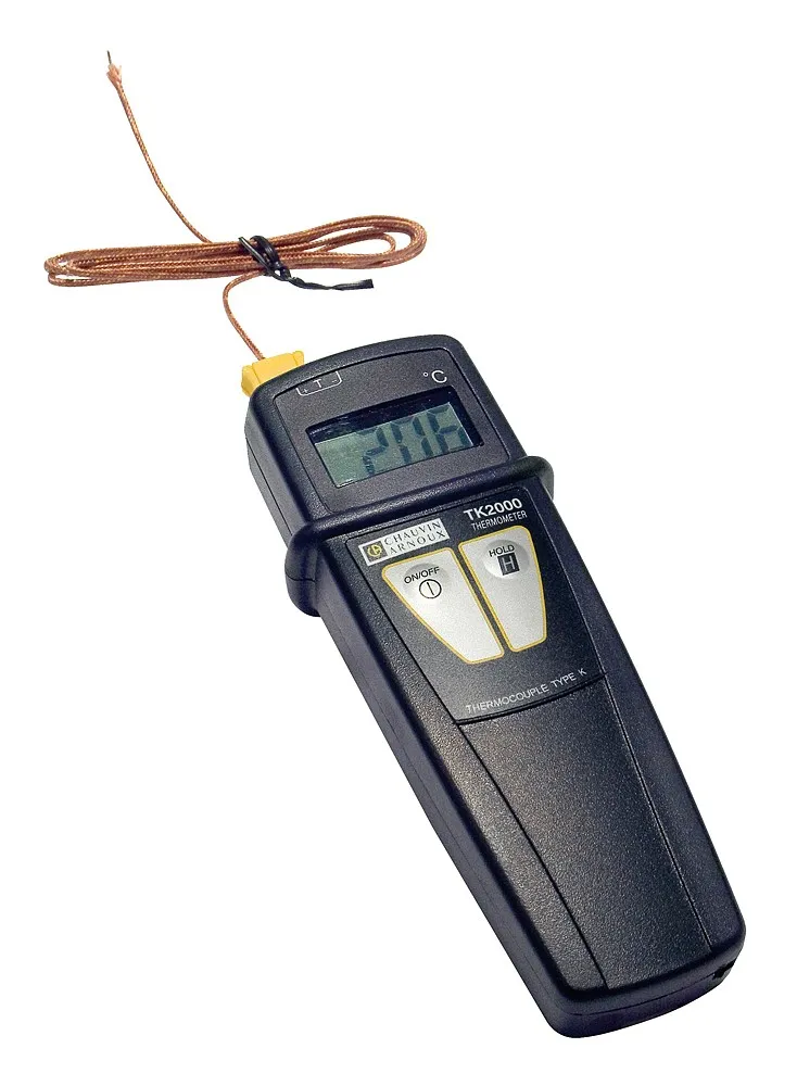 Termometro digitale Chauvin Arnoux TK 2000, sonda K, +1000 max