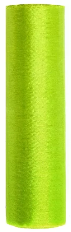 Tessuto in organza verde mela 9m