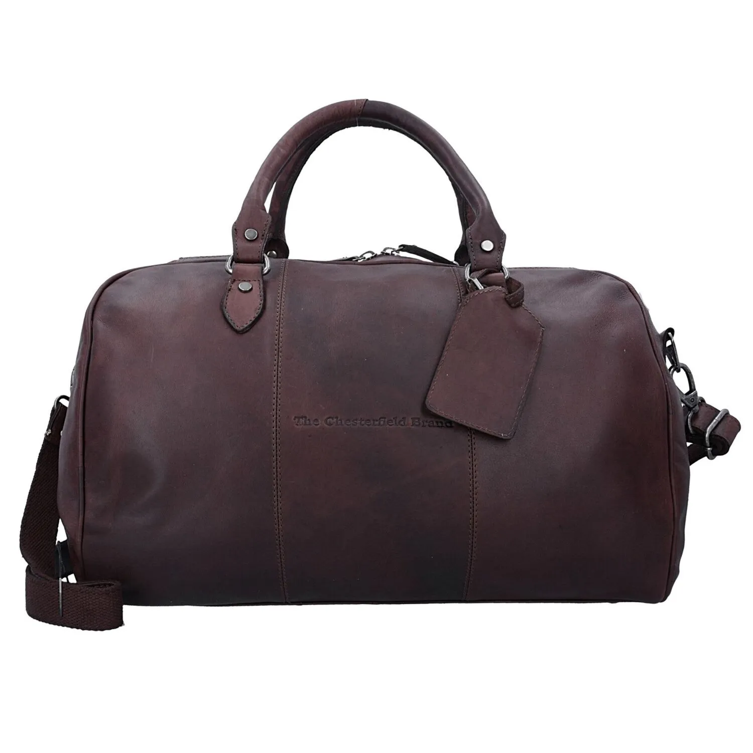 The Chesterfield Brand Wax Pull Up Borsa da viaggio Weekender Pelle 46 cm