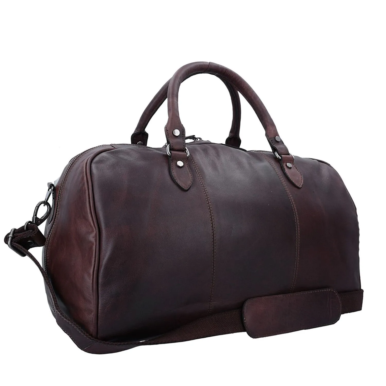 The Chesterfield Brand Wax Pull Up Borsa da viaggio Weekender Pelle 46 cm