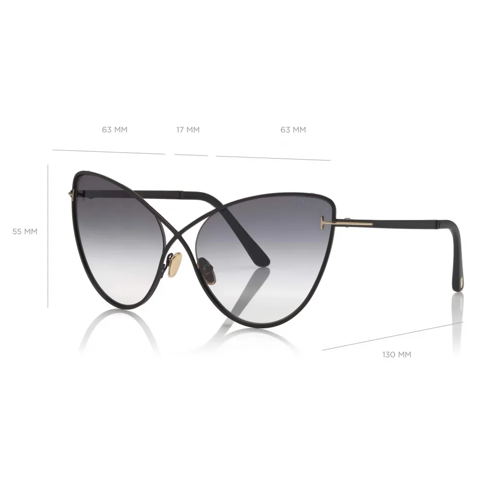 Tom Ford - Leila Sunglasses - Occhiali da Sole Cat-Eye - Nero - FT0786 - Occhiali da Sole - Tom Ford Eyewear