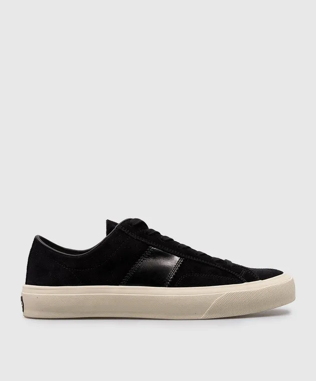 Tom Ford Scarpe da ginnastica in camoscio nero CAMBRIDGE J0974LCL032N