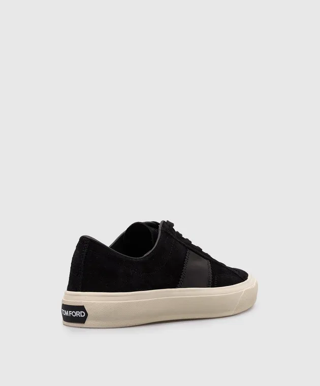 Tom Ford Scarpe da ginnastica in camoscio nero CAMBRIDGE J0974LCL032N