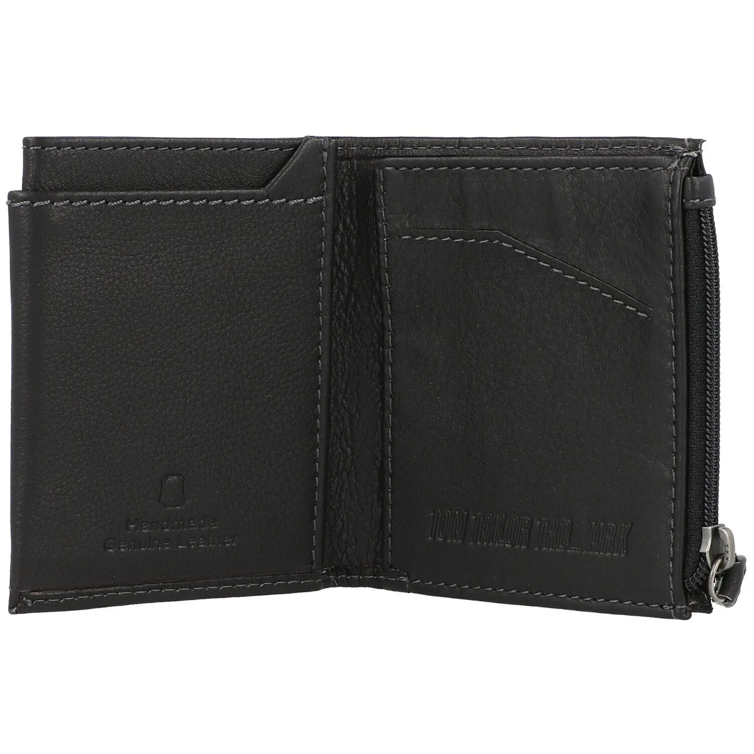 Tom Tailor Diego Custodia per carte di credito RFID in pelle 8 cm