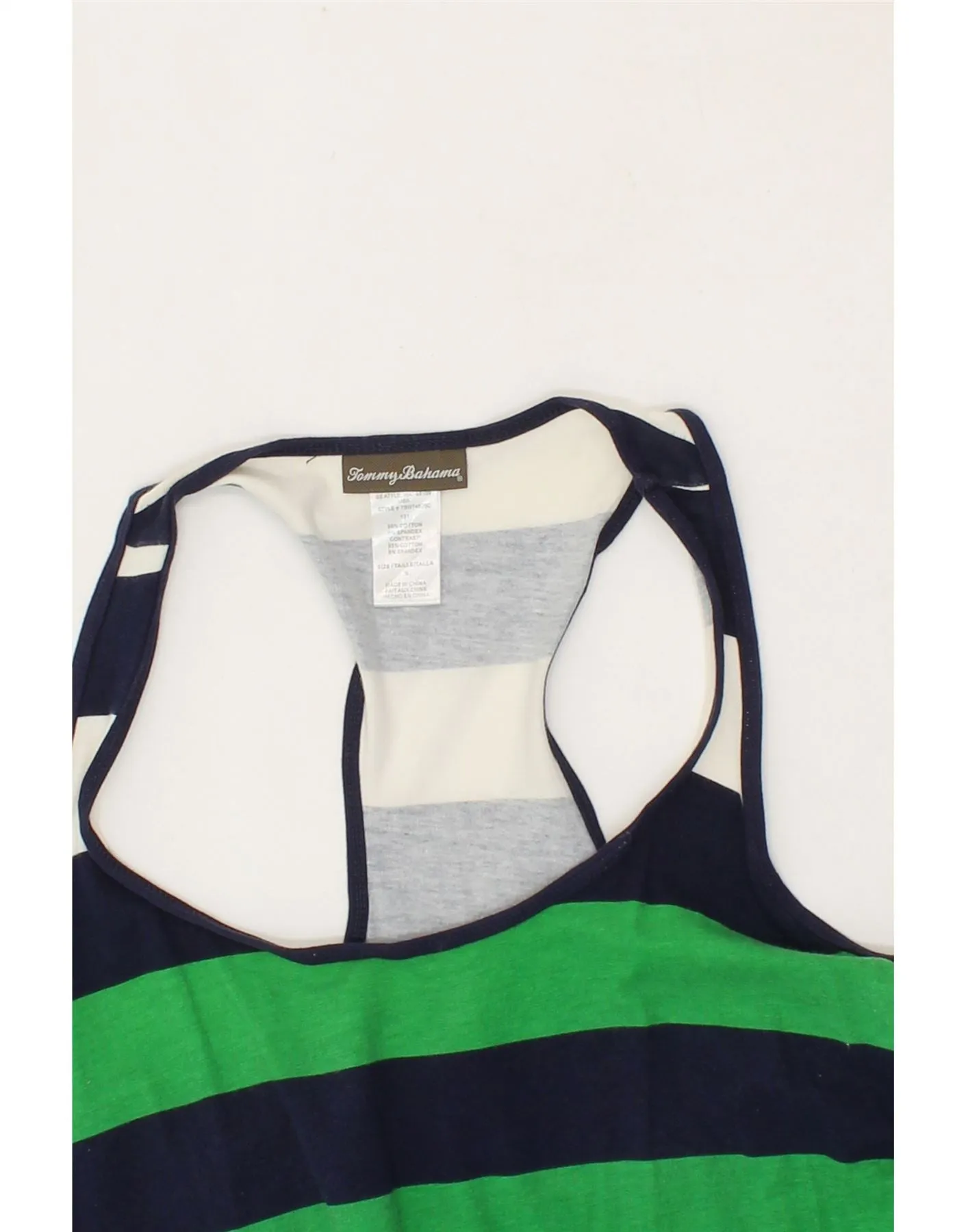 TOMMY BAHAMA Womens Sleeveless T-Shirt Dress UK 8 Small Multicoloured