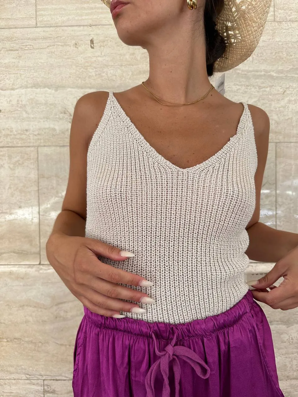 Top in filo + colori