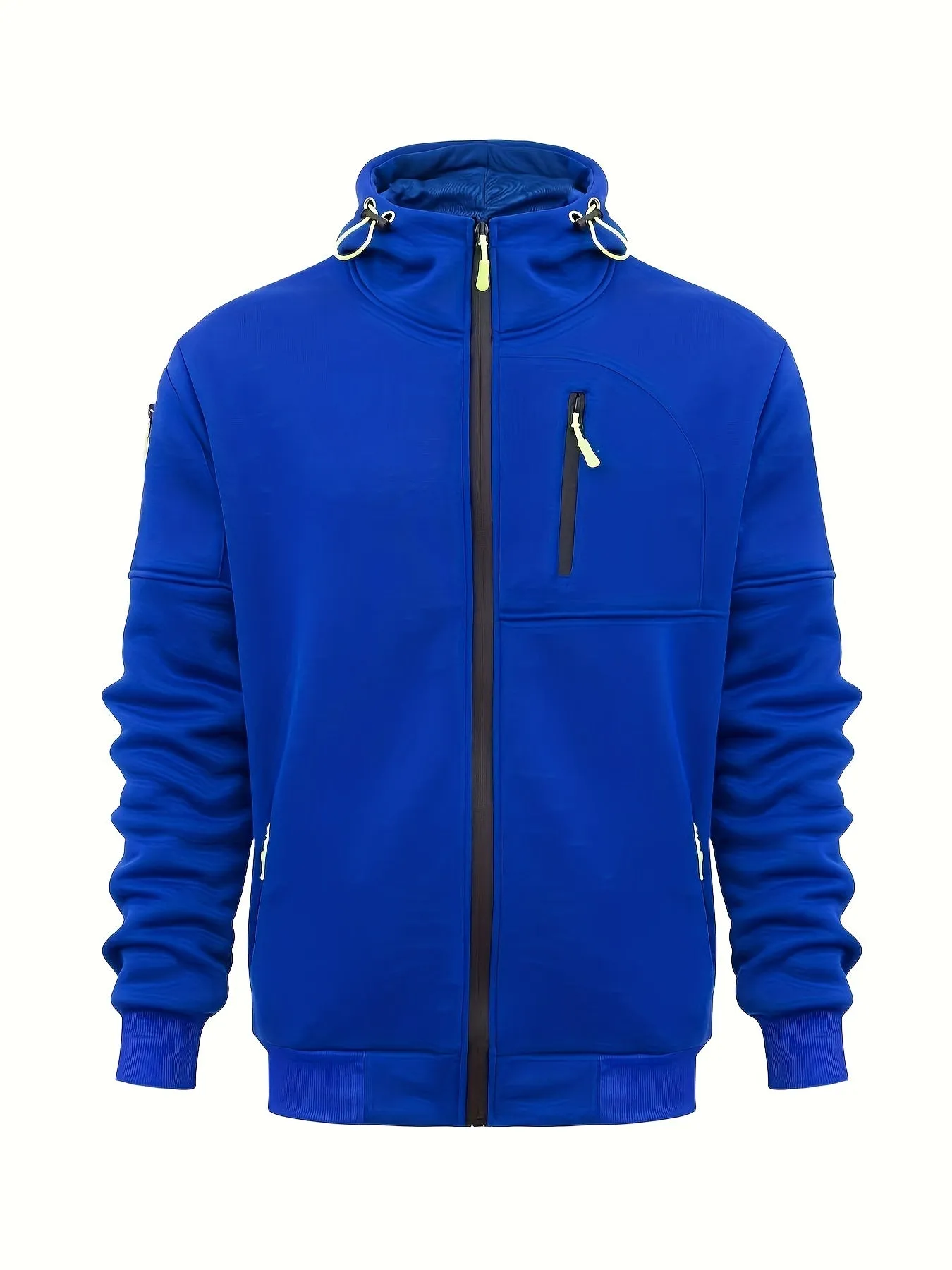 Transfrontaliero, nuovo, taglia grande, giacca fitness sportiva da uomo autunno e inverno, maglione casual con cerniera al bracc