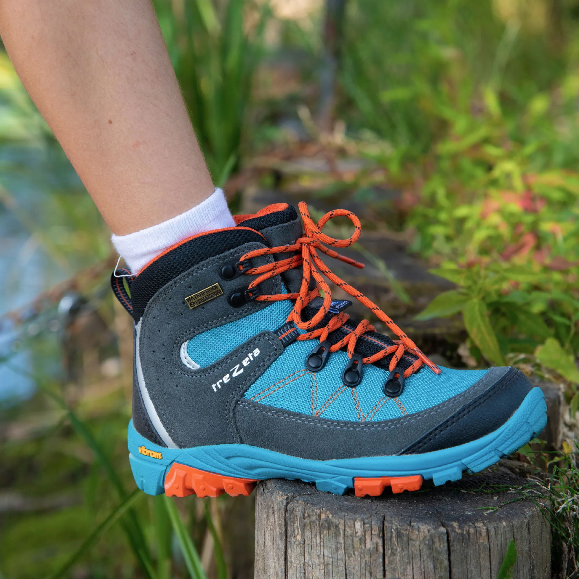 Trezeta 010722205 CYCLONE WP JR TEAL / ORANGE