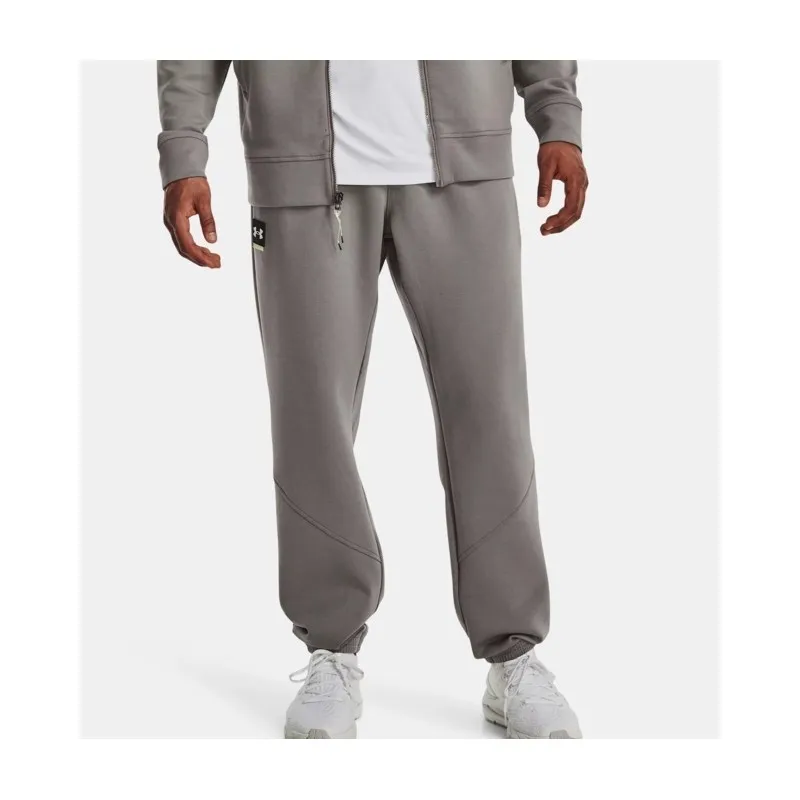 UNDER ARMOUR PANTALONE UOMO JOGGER SUMMIT KNIT COLORE GRIGIO