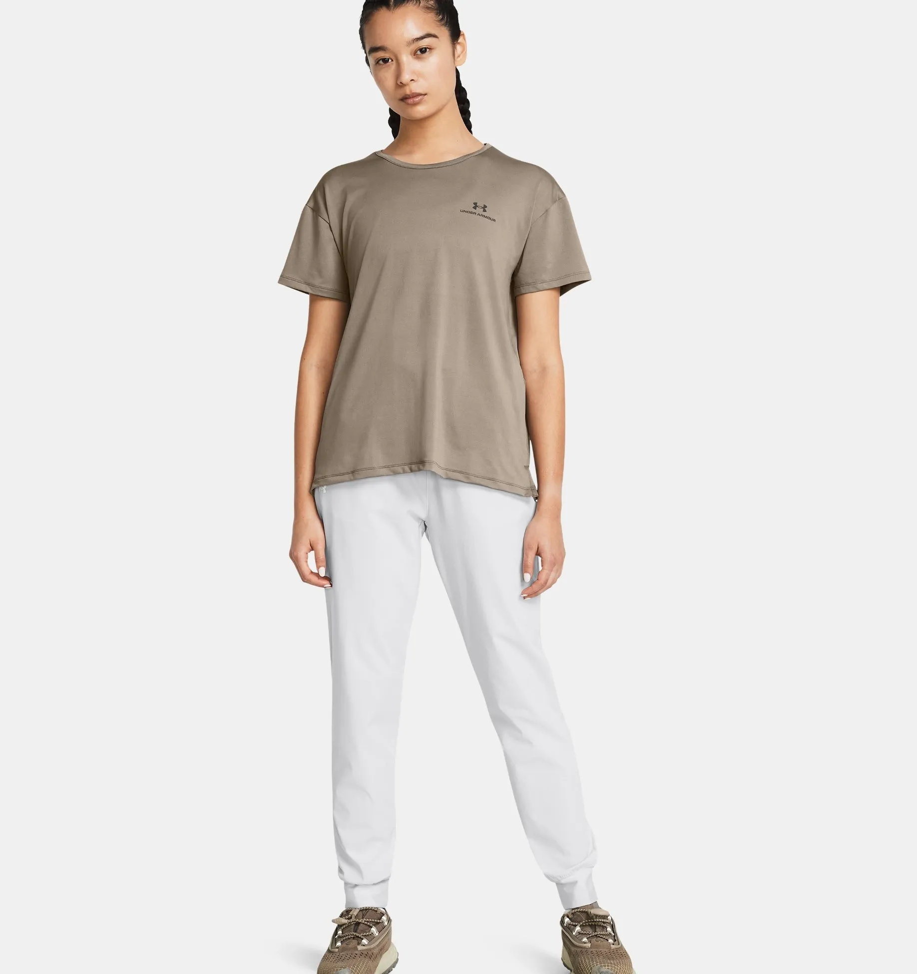 Under Armour Rival Hi Rise Woven Pant Pantalone Donna