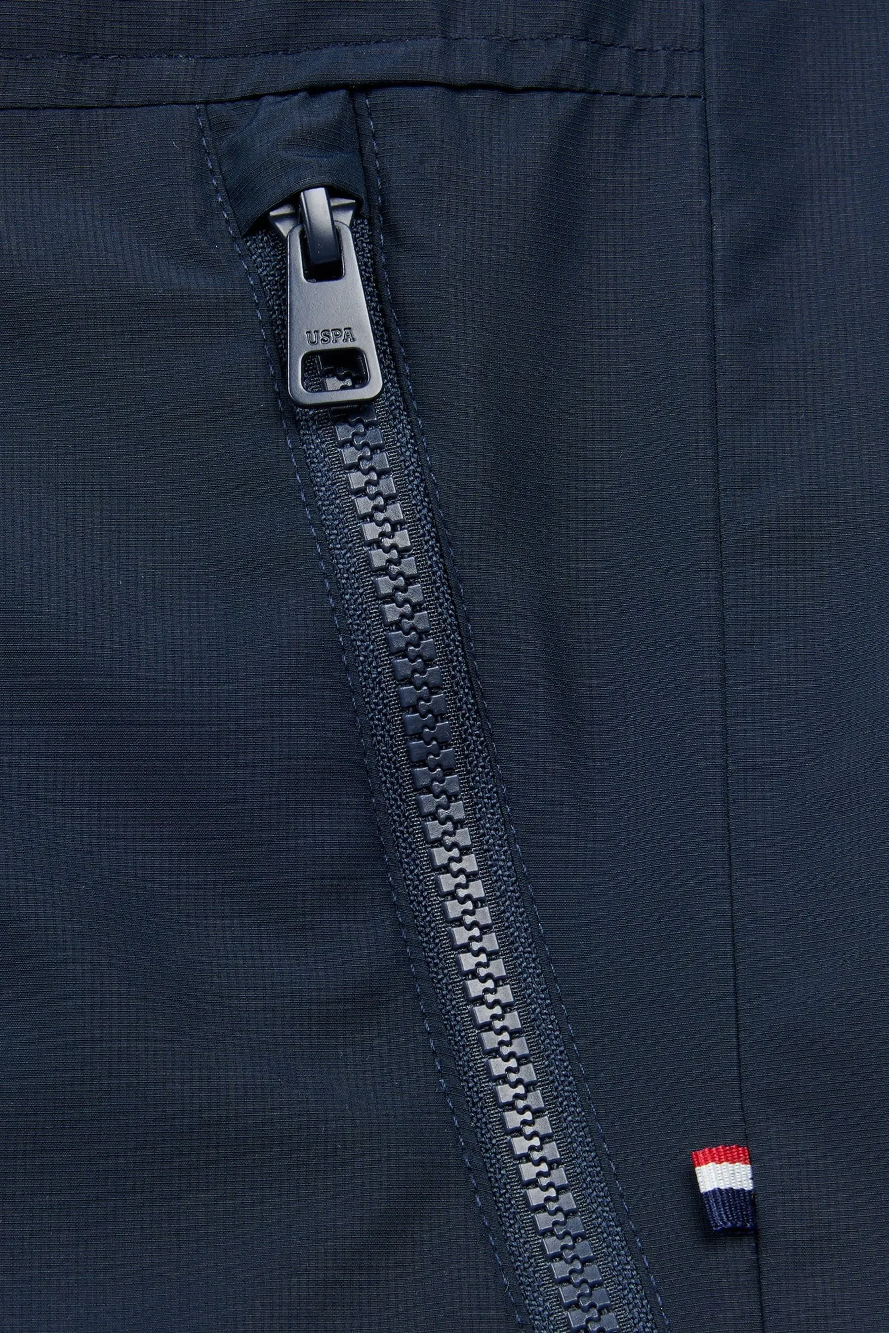 U.S. Polo Assn. Uomo big &Tall Blu - Con cappuccio - Giacca a vento
